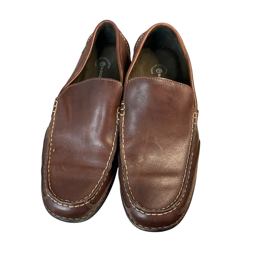 Men’s Rockport, leather loafers Brown size 9 1/2